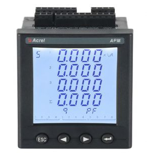 安科瑞APM810/MLOG 0.5S级谐波型多功能表供电质量综合监控