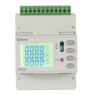 安科瑞ADW200-D24-4S三相电力参数多回路电力仪表配互感器