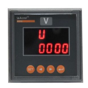 安科瑞PZ72-AV交流单相数显方形电压表 电压表 