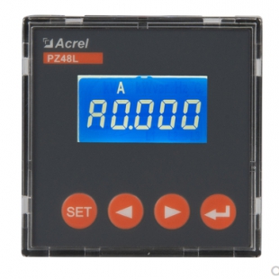 安科瑞PZ48L-AV智能电测仪表单相电压LCD显示