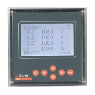 安科瑞电表ACR330ELH/4M三相四象限谐波电压波峰电压电流不平衡LCD
