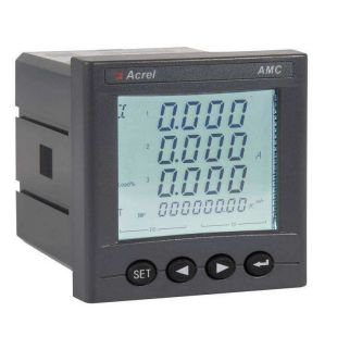 安科瑞AMC72-E/KCM嵌入式尺寸可选多功能表适用于能源控制管理系统