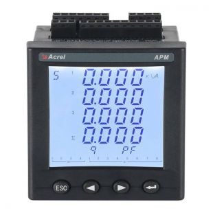 安科瑞网络电力仪表APM800多功能计量表IEC标准0.5S级模块化设计