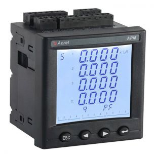 安科瑞网络电力仪表APM800多功能计量表IEC标准0.5S级模块化设计