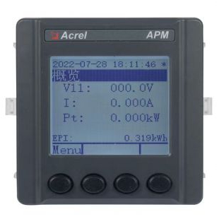 电能质量监测仪表APM510网络电力仪表 标配RS485通讯 开孔67*67mm