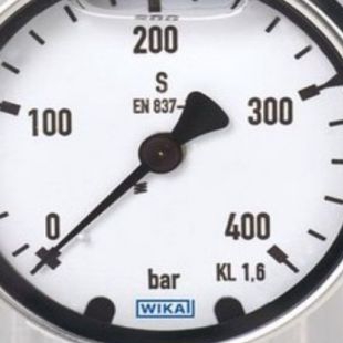 WIKA威卡214.11波登管正方形压力表213.53.100 EN837-1