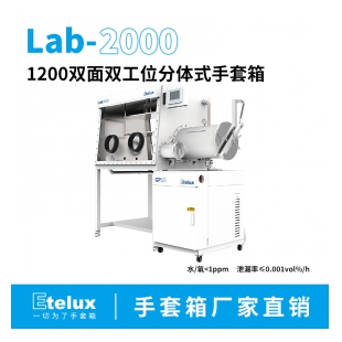 1200双面双工位分体式手套箱