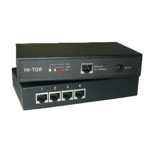 HI-TOP 工业级1/2/4/8/16/32路RS232/422/485串口转TCP/IP以太网 