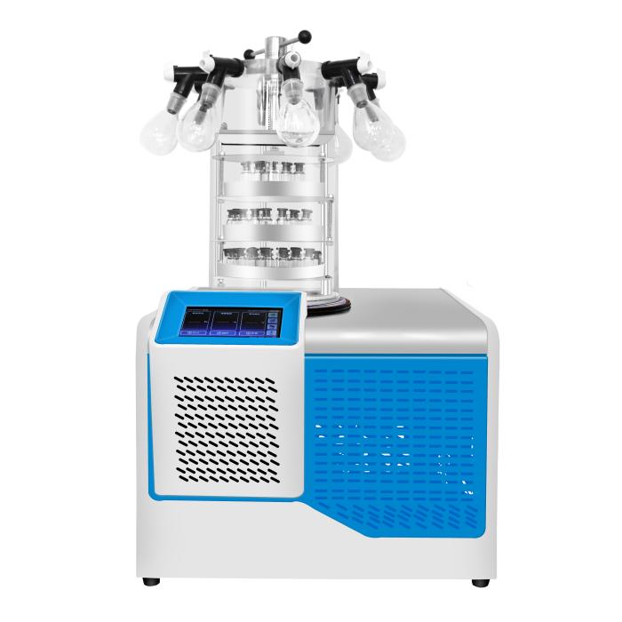 真空冷冻干燥机 压盖多歧管型  -60℃ 0.08㎡|HXLG-10-50DG|上海沪析