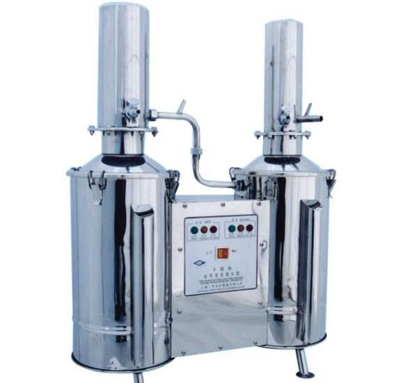 不锈钢电热蒸馏水器(重蒸) 10L/h|DZ10C|三申