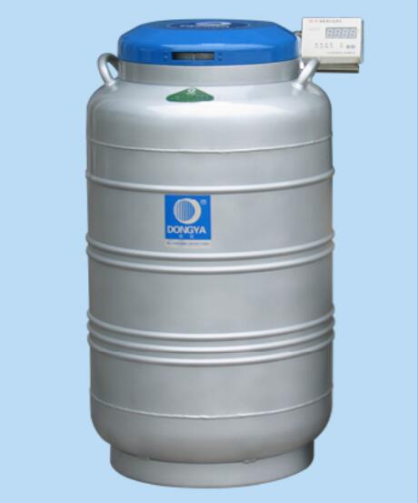 翻盖内塞式大口径液氮生物容器110L，口径290mm（不含蓝色锁盖）|YDS-110-290F|东亚