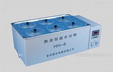 数显恒温循环水浴锅 23L RT+5℃～100℃|HH-6（双列）|常州国华