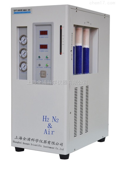 氮氢空一体机（无油空气压缩机） 氮气：0-300ml/min，氢气：0-300ml/min，空气：0-200