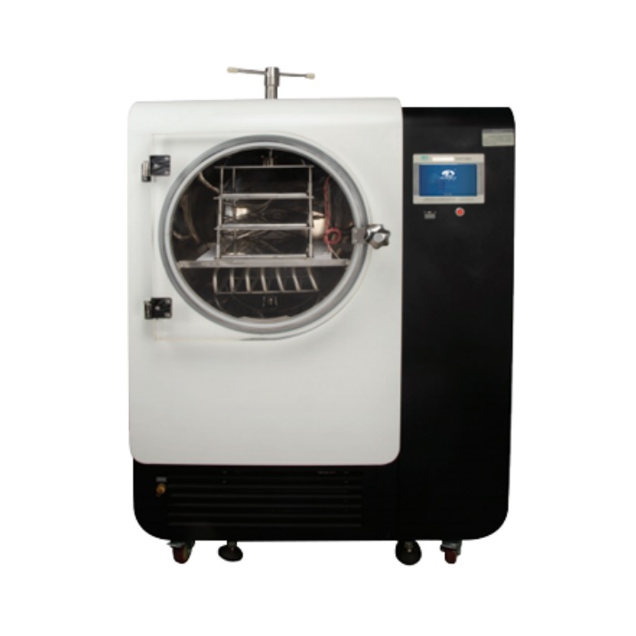 中试型圆仓原位冷冻干燥机（方管硅油加热） -56℃ 冻干面积0.3㎡ 可预冻||Scientz-30YG/B