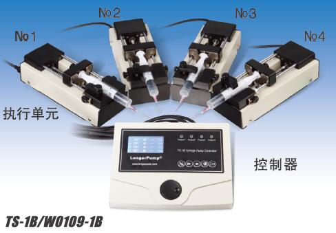 分体式实验室注射泵 推拉 5uL～60 mL 7.94～79.4mm/min|TS-1B/W0109-1B|