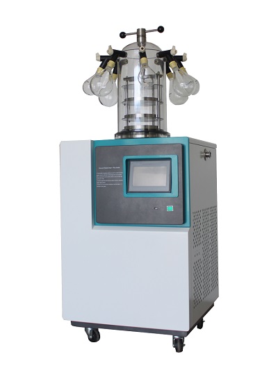 实验室真空冷冻干燥机（立式 -85℃）挂瓶压塞型 0.08㎡|FD-1D-80+|博医康