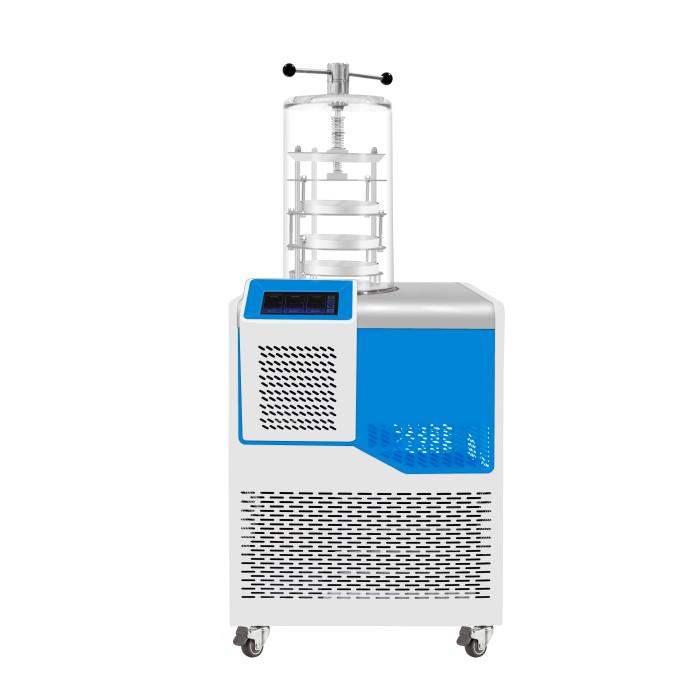 真空冷冻干燥机 手动压盖型 -60℃ 0.12㎡|HXLG-18-50G|上海沪析