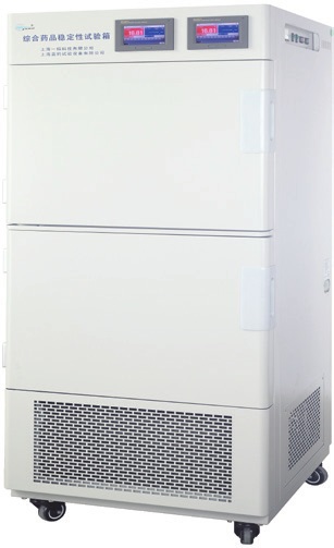 综合药品稳定性试验箱(二箱) 300L 有光照 15～50℃ 无光照 0～65℃ 25～95% RH|LHH