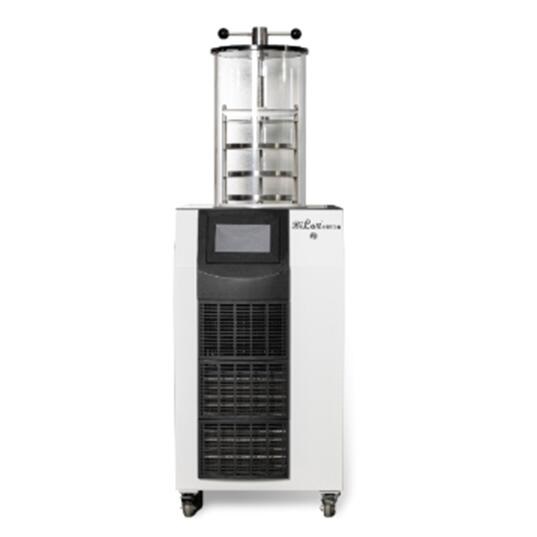 立式真空冷冻干燥机 压盖型 -80℃ 0.11㎡|LGJ-18B|比朗