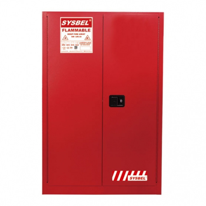 可燃液体安全储存柜45Gal/170L/红色/手动|WA810450R|Sysbel/西斯贝尔