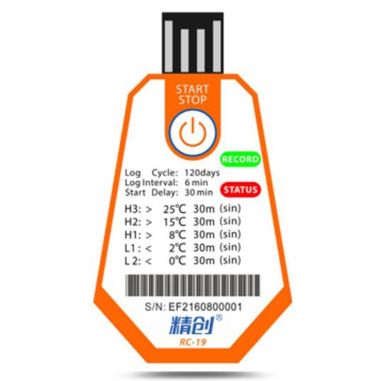 一次性温度记录仪|RC-18|江苏精创
