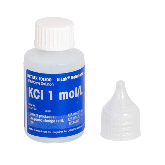 保存和清洁溶液|1M KCl溶液1瓶x25mL|MettlerToledo/梅特勒-托利多