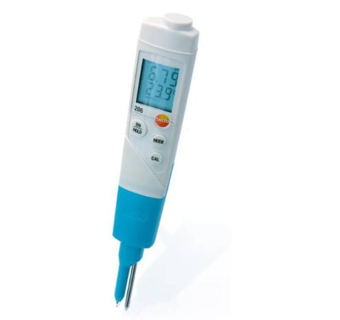 酸碱度/温度测量入门级套装|testo 206 pH2 套装|Testo/德图