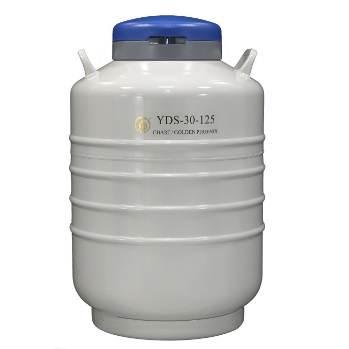 贮存型液氮生物容器 31.5L，口径125mm （不含蓝色锁盖）|YDS-30-125(含6个120mm高的