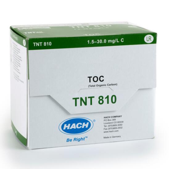 TOC, TNT+，最小订货量12, LR(1.5-30MG/L|TNT810-CN|Hach/哈希