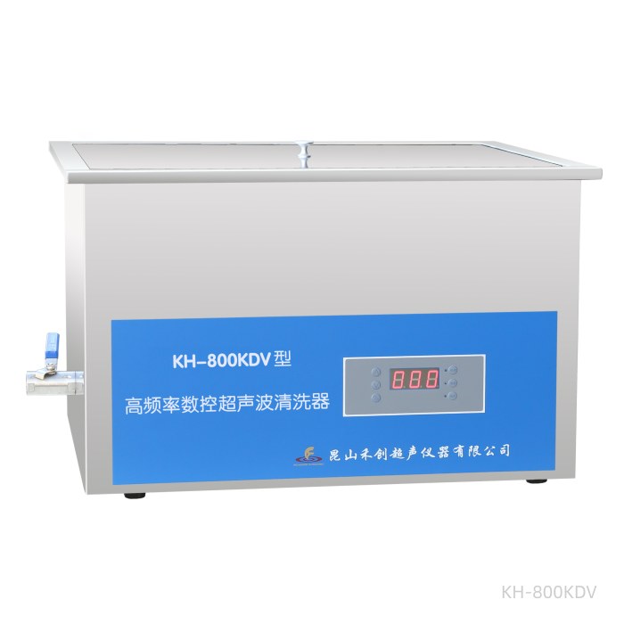 台式高功率数控超声波清洗器 27L 40kHz|KH800KDV|昆山禾创