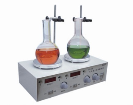 双头恒温磁力搅拌器（数显温度）|HJ-2A（2头 数显）|常州国华