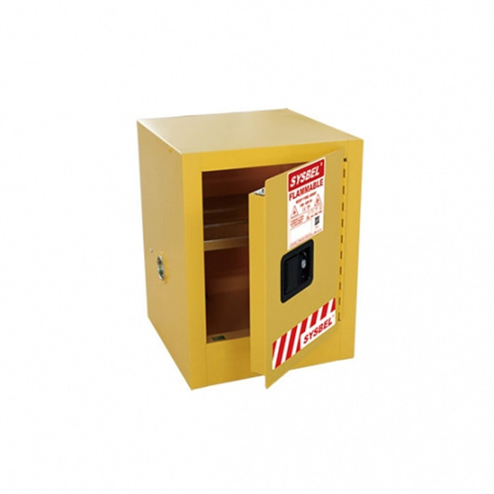 易燃液体安全储存柜（自闭门） 4Gal|WA810041|Sysbel/西斯贝尔