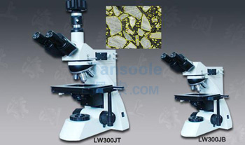 透反射材料显微镜|LW300JT|测维