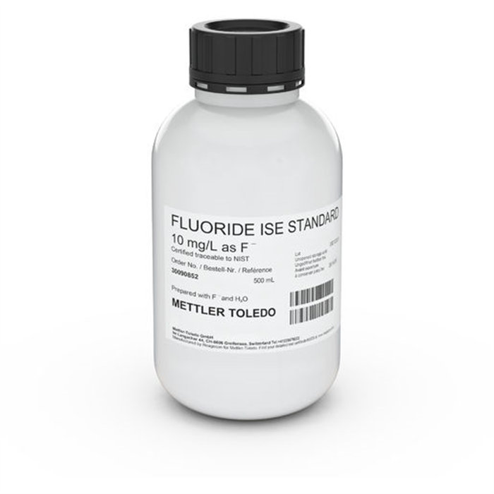 离子校准标准液|氟离子校准标准液10mg/L，500mL|MettlerToledo/梅特勒-托利多