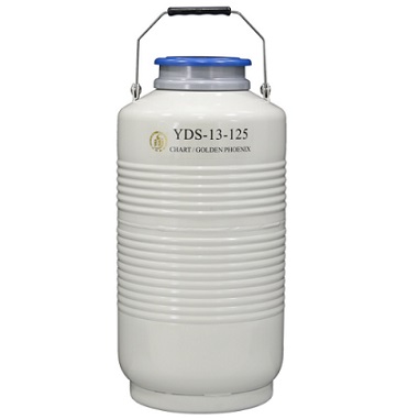 大口径液氮罐 13L，口径125mm （不含蓝色锁盖）|YDS-13-125(不含提筒)|金凤