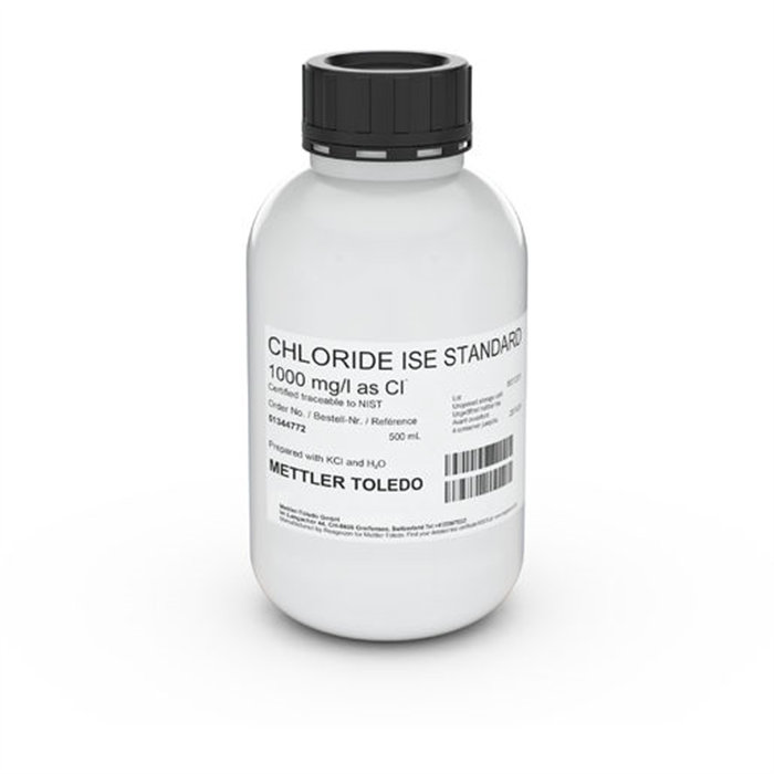 离子校准标准液|氯离子校准标准液1000mg/L，500mL|MettlerToledo/梅特勒-托利多