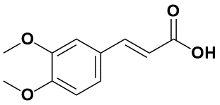 3,4-二甲氧基肉桂酸，主要为反式|3,4-Dimethoxycinnamic acid|2316-26-9