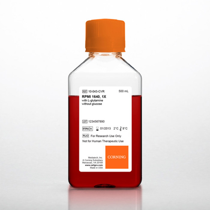 培养基RPMI 1640, 1x [+]  Corning glutagro™, phenol red|Corning-Media|500 mL