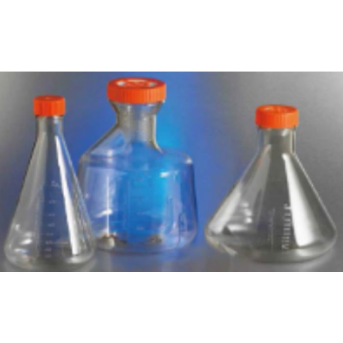 细胞培养瓶 Corning 2L PETG Erlenmeyer Shake Flask, Plain bottom, 1/Bag, 6/case|2000ml|Corning/康宁