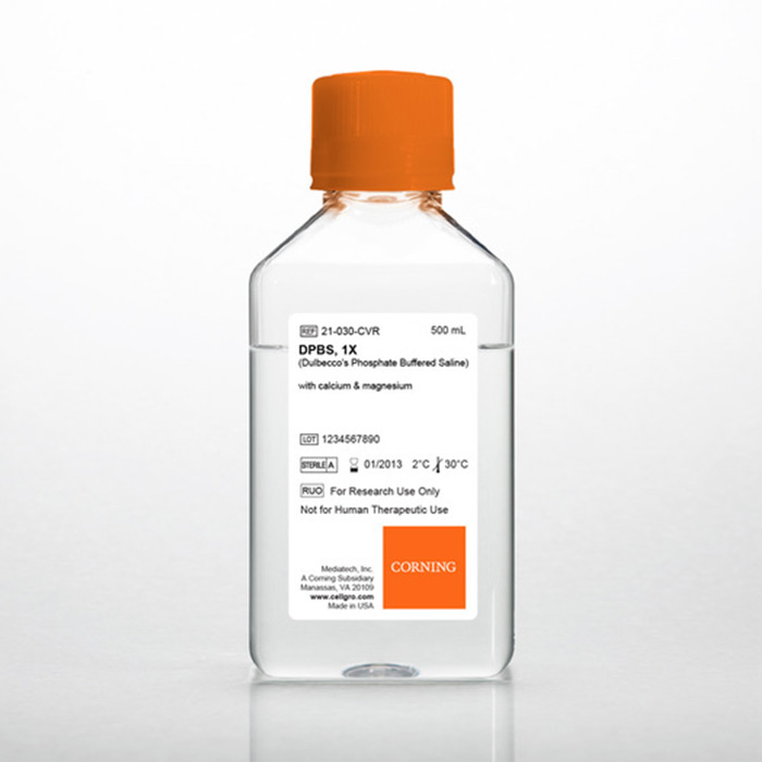 缓冲液DPBS (Dulbeccos Phosphate Buffered Saline), 10x [-] calcium, magnesium|Corning-Media|500 mL