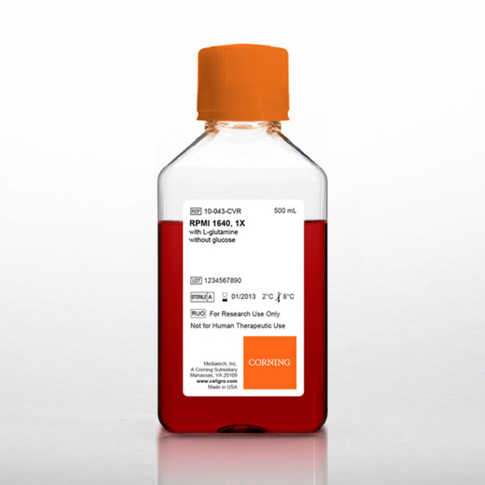 培养基RPMI 1640 [-] L-glutamine, L-methionine, L-cystine|Corning-Media|100 mL