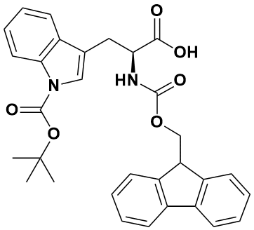 N-(9-芴甲氧羰基)-N1-叔丁氧羰基-L-色氨酸|Fmoc-Trp(Boc)-OH|143824-78-