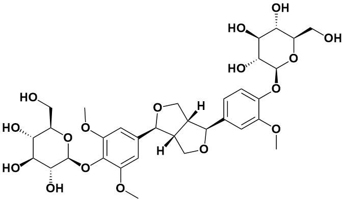 环AMP磷酸二酯酶抑制剂|(+)-Medioresinol Di-O-β-D-glucopyranoside|88142-63-6|Adamas life|≥98%（以实测数值为准）|BR|1mg