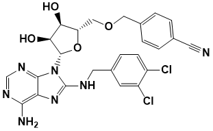 4-((((2R,3S,4R,5R)-5-(6-氨基-8-(3,4-二氯苄基)氨基)-9H-嘌呤-9-基)-