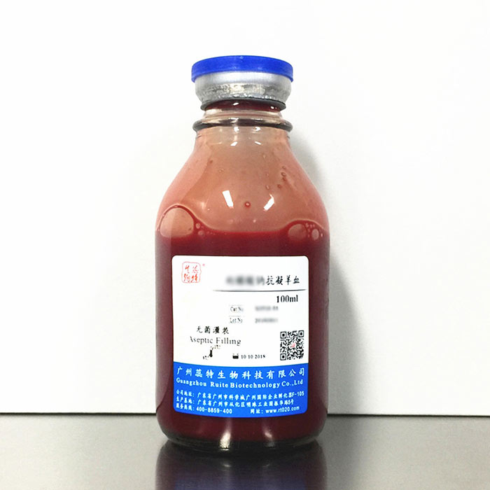 阿氏液抗凝羊血|Aldrin anticoagulant sheep's blood|蕊特生物|500ml