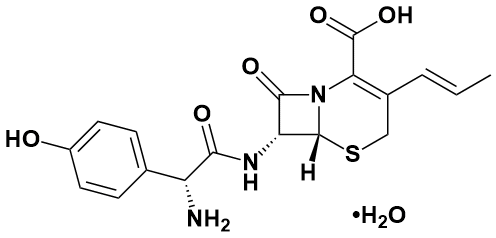 头孢罗齐|(6R,7R)-7-((R)-2-Amino-2-(4-Hydroxyphenyl)Acetamido)-8-Oxo-3-(Prop-1-En-1-Yl)-5-Thia-1-Azabicyclo[4.2.0]Oct-2-Ene-2-Carboxylic Acid Hydrate|121123-17-9|TRC|||1g