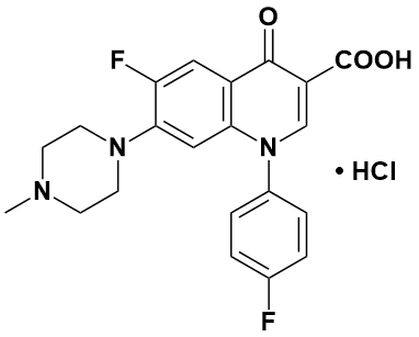 盐酸二氟沙星|6-Fluoro-1-(4-Fluorophenyl)-7-(4-Methylpiperazi