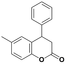 6-甲基-4-苯基苯并二氢吡喃-2-酮|6-Methyl-4-Phenylchroman-2-One|405