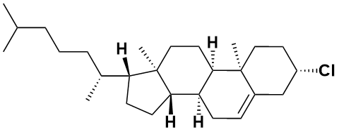 (3S,8S,9S,10R,13R,14S,17R)-3-氯-10,13-二甲基-17-((R)-6-甲基庚-2-基)-2,3,4,7,8,9,10,11,12,13,14,15,16,17-十四氢-1H-环戊烷并[a]菲|(3S,8S,9S,10R,13R,14S,17R)-3-Chloro-10,13-Dimethyl-17-((R)-6-Methylheptan-2-Yl)-2,3,4,7,8,9,10,11,12,13,14,15,16,17-Tetradecahydro-1H-Cyclopenta[a]Phenanthrene|910-31-6|源叶|100g