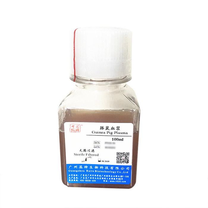 豚鼠血浆|Guinea Pig Plasma|蕊特生物|100ml